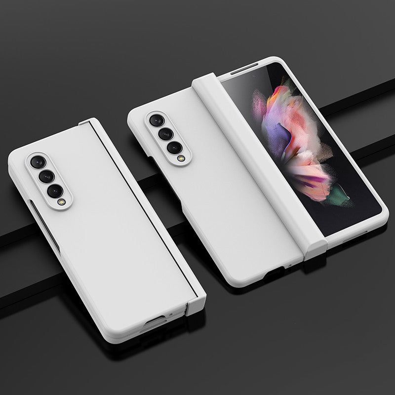 Non-Fingerprint Precise Cutout PC Case for Samsung Galaxy Z Fold4 Fold 4 5G Fold3 Fold 3 Anti-Dust Folding Coque