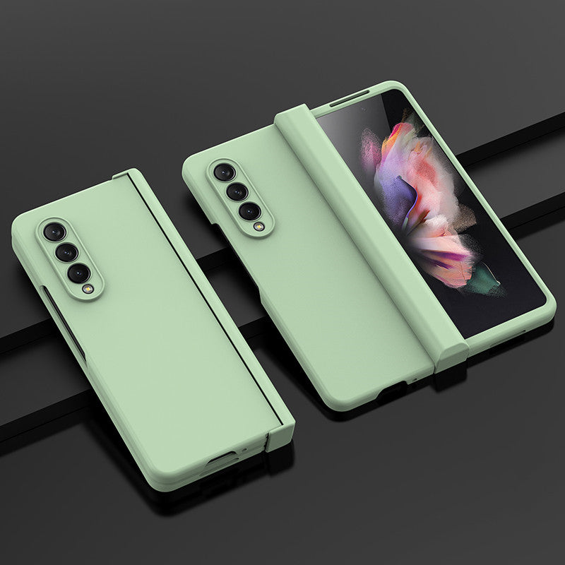 Non-Fingerprint Precise Cutout PC Case for Samsung Galaxy Z Fold4 Fold 4 5G Fold3 Fold 3 Anti-Dust Folding Coque