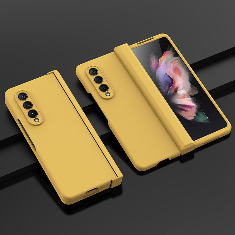 Non-Fingerprint Precise Cutout PC Case for Samsung Galaxy Z Fold4 Fold 4 5G Fold3 Fold 3 Anti-Dust Folding Coque