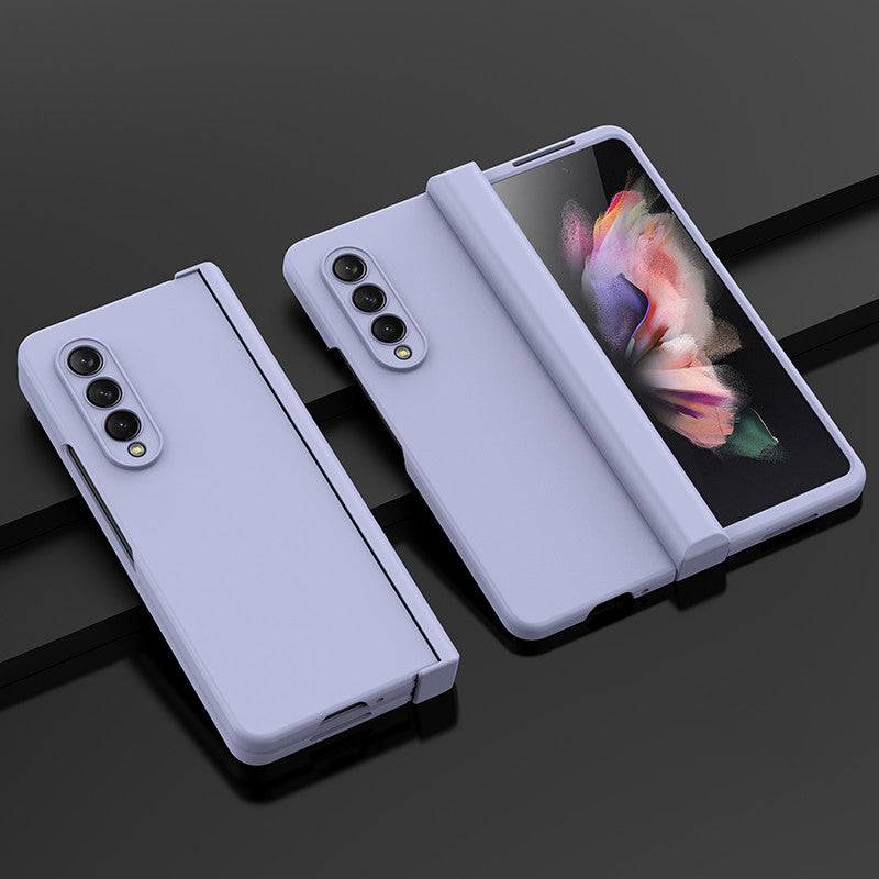 Non-Fingerprint Precise Cutout PC Case for Samsung Galaxy Z Fold4 Fold 4 5G Fold3 Fold 3 Anti-Dust Folding Coque