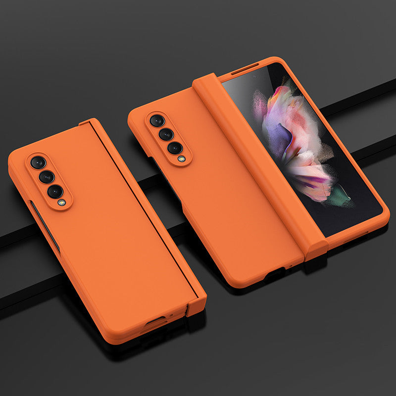 Non-Fingerprint Precise Cutout PC Case for Samsung Galaxy Z Fold4 Fold 4 5G Fold3 Fold 3 Anti-Dust Folding Coque