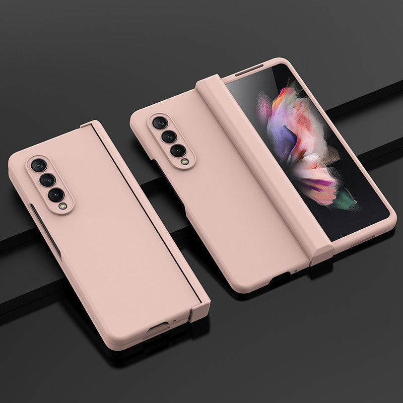 Non-Fingerprint Precise Cutout PC Case for Samsung Galaxy Z Fold4 Fold 4 5G Fold3 Fold 3 Anti-Dust Folding Coque