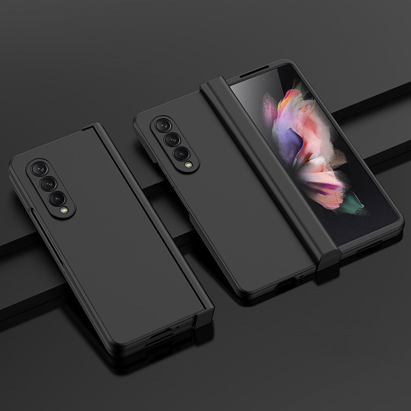 Non-Fingerprint Precise Cutout PC Case for Samsung Galaxy Z Fold4 Fold 4 5G Fold3 Fold 3 Anti-Dust Folding Coque