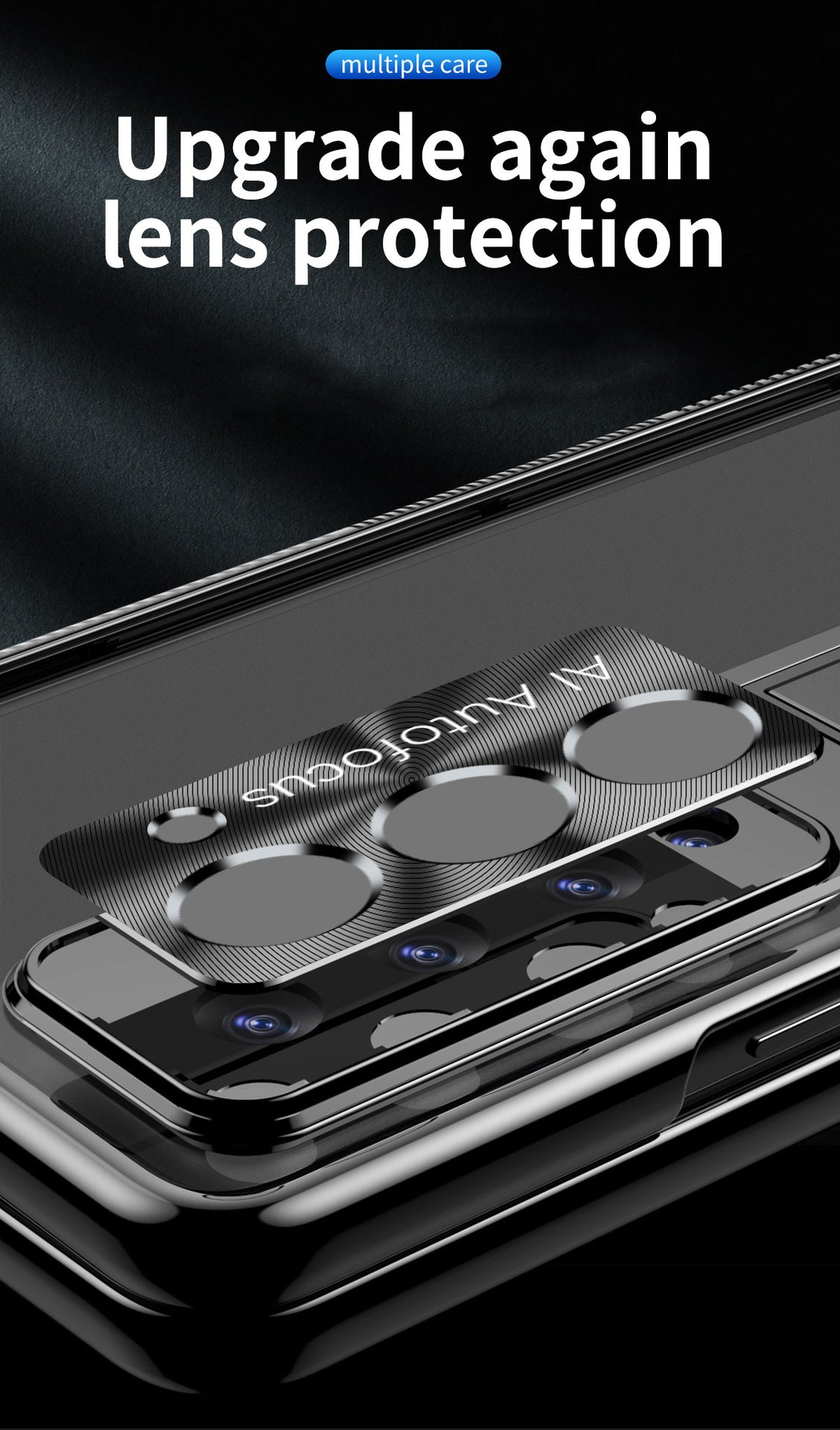 Magnetic Hinge Plating Case For Galaxy Z Fold5 with Double Hinge Protector