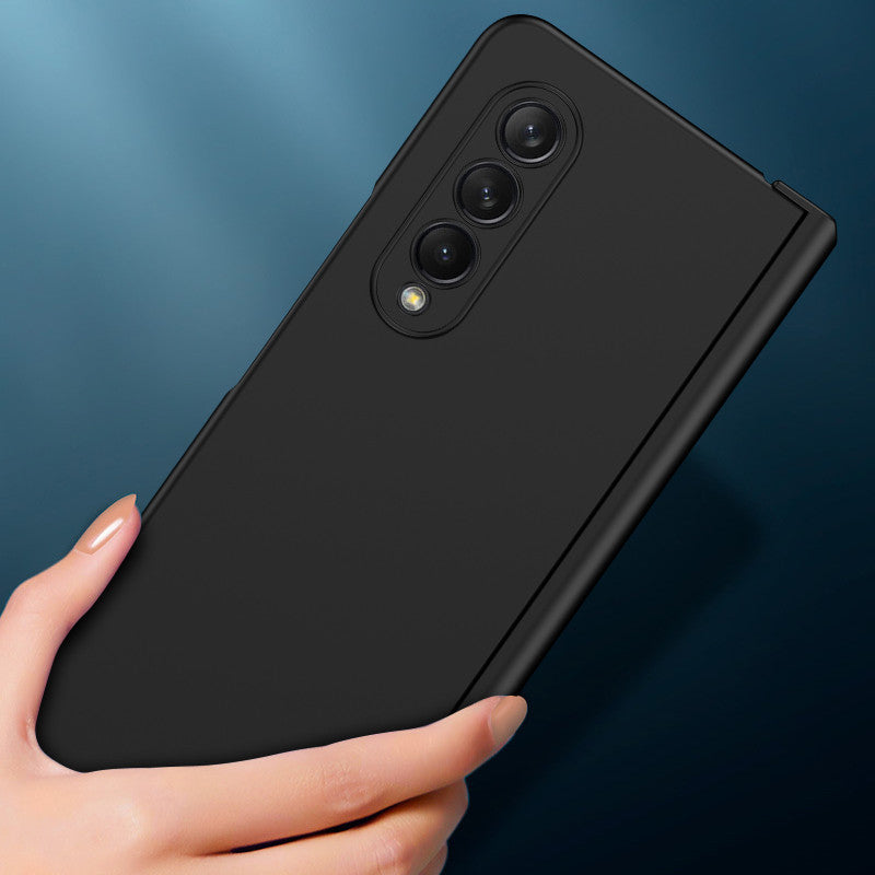 Non-Fingerprint Precise Cutout PC Case for Samsung Galaxy Z Fold4 Fold 4 5G Fold3 Fold 3 Anti-Dust Folding Coque