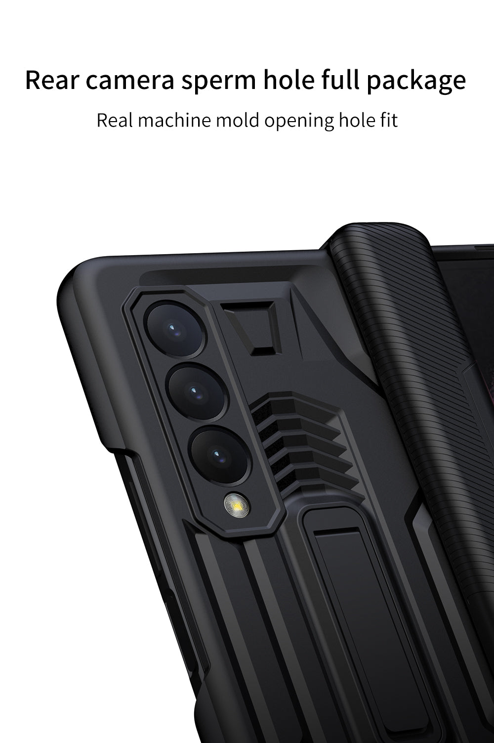 Magnetic Hinge Case For Samsung Galaxy Z Fold 3 Case Armor All-included With Glass Hard Cover For Galaxy Z Fold 3