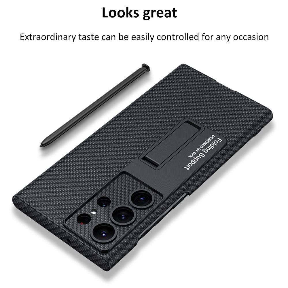 Ultra-Thin Leather Case for Samsung Galaxy S23 S23 Plus S23 Ultra With Kickstand