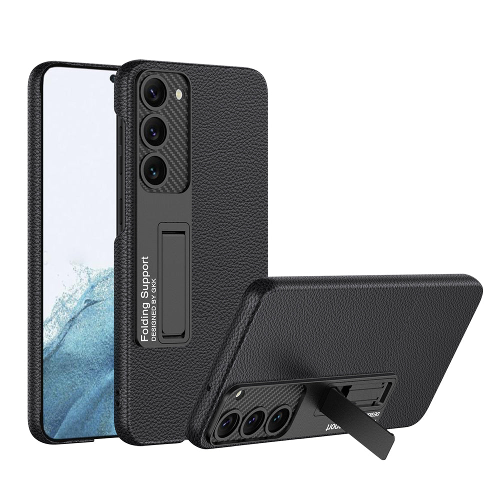 Ultra-Thin Leather Case for Samsung Galaxy S23 S23 Plus S23 Ultra With Kickstand
