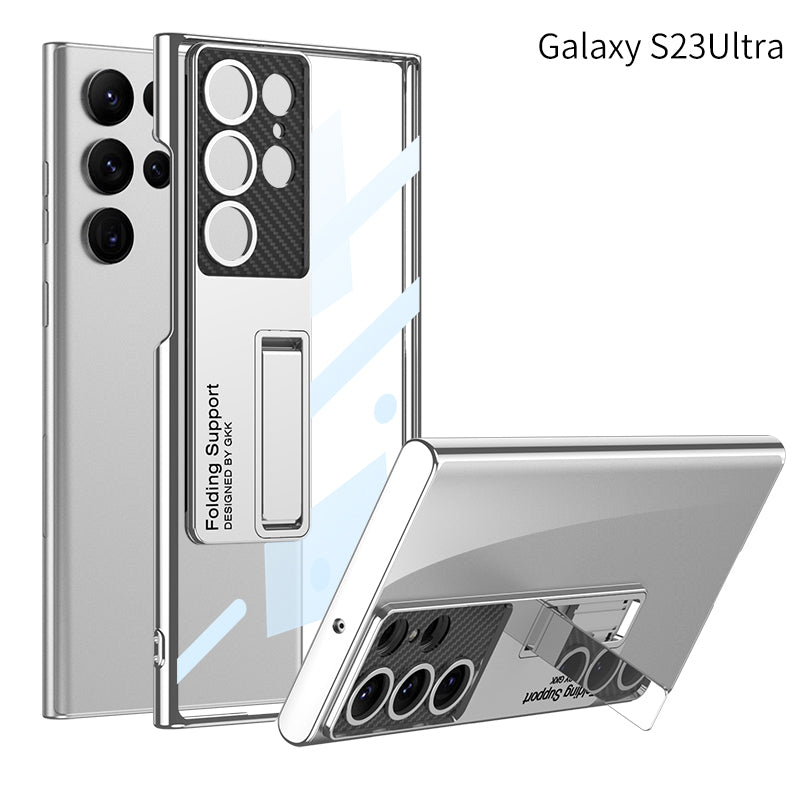 Samsung Galaxy S23 Ultra Electroplated Hard Case for Samsung Galaxy With Kickstand
