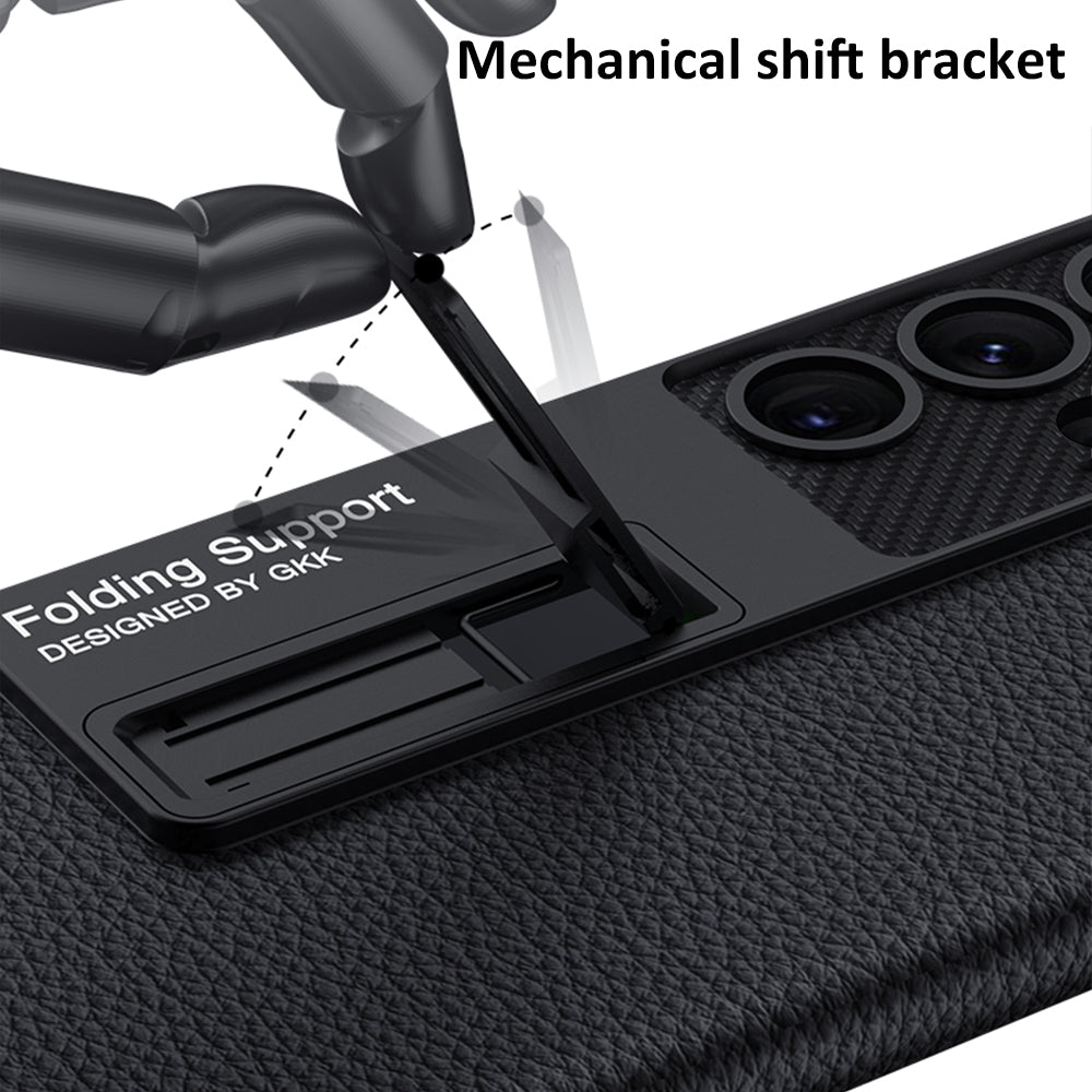 Ultra-Thin Leather Case for Samsung Galaxy S23 S23 Plus S23 Ultra With Kickstand