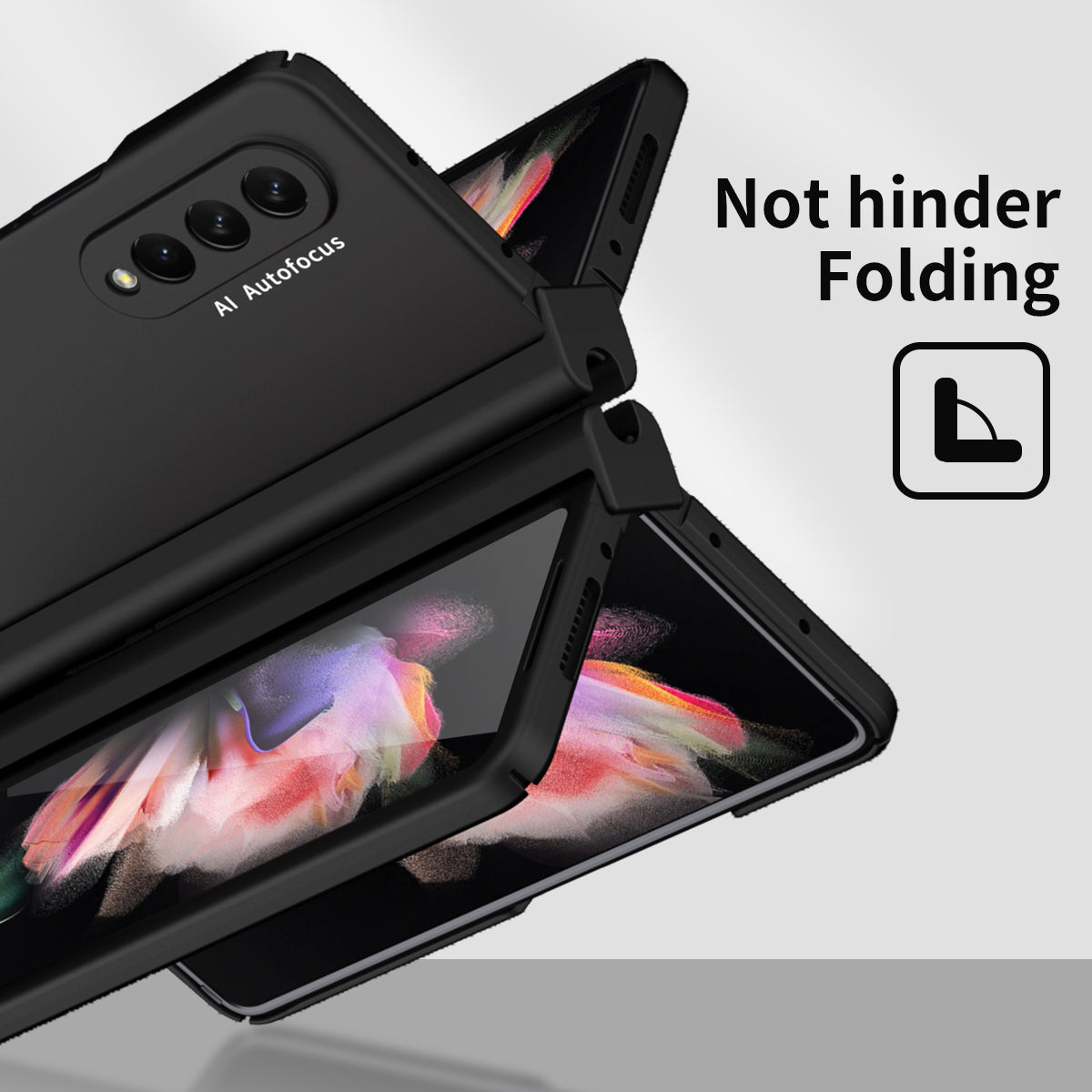 Folding All-inclusive Super Protective Case With Front Tempered Glass Film Hinge S Pen Slot For Galaxy Fold 3 5G