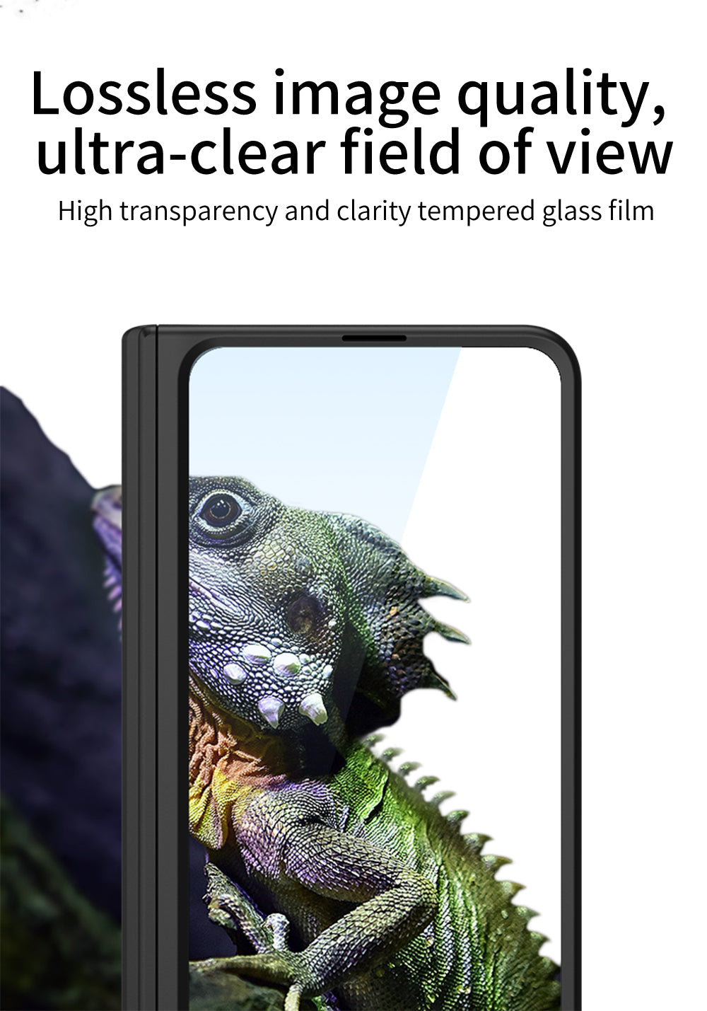 Magnetic All-inclusive Case With Tempered Film For Google Pixel Fold With Damped Folding Bracket