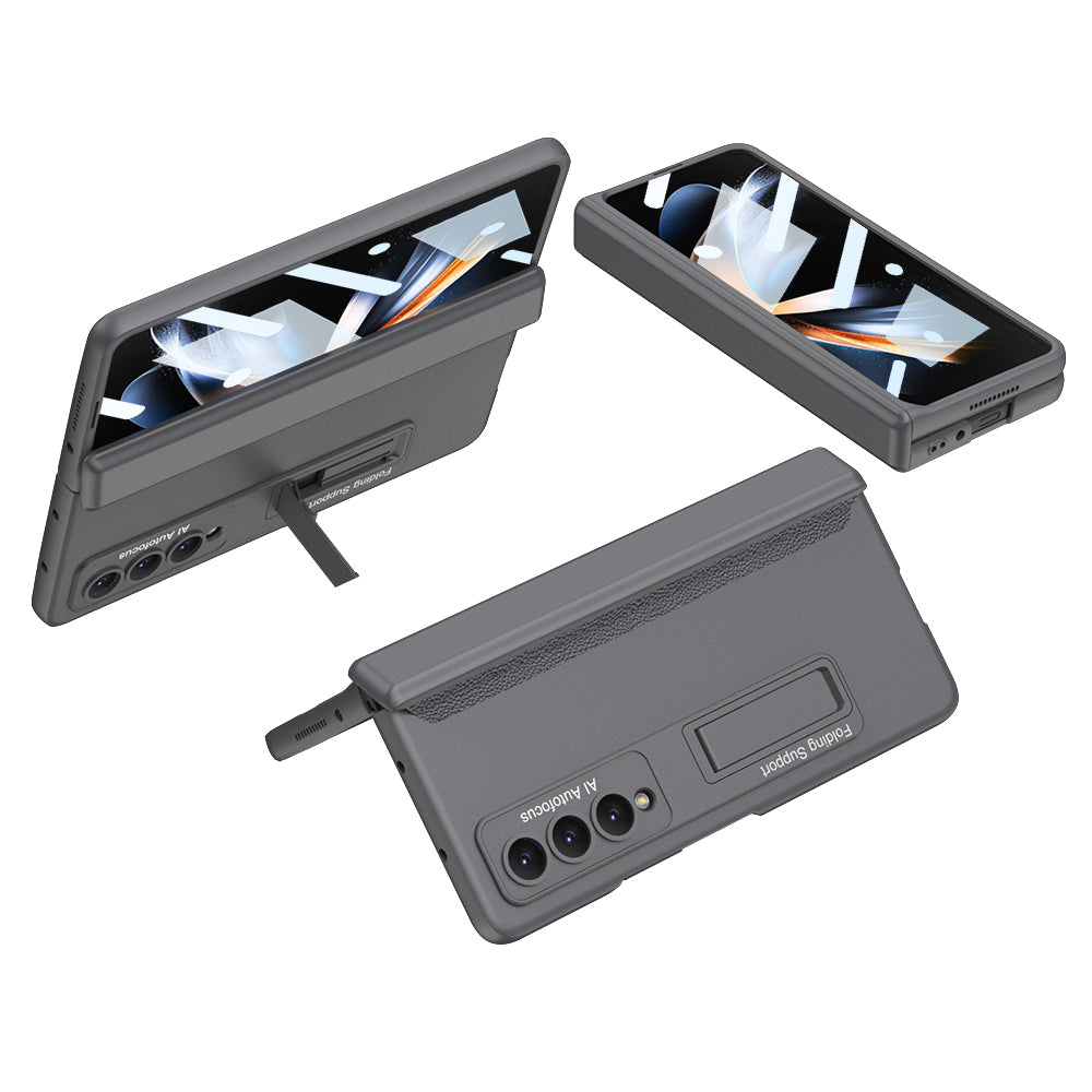 Magnetic Samsung Galaxy Z Fold4 5G Case Hinge Full Protect Case With Tempered Film