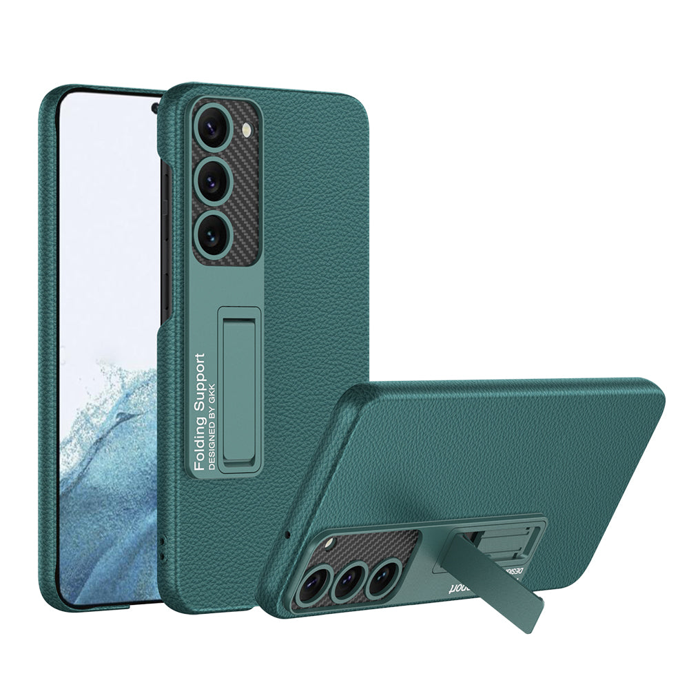 Ultra-Thin Leather Case for Samsung Galaxy S23 S23 Plus S23 Ultra With Kickstand