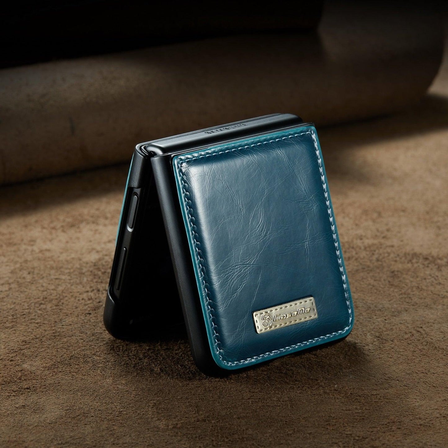 Luxury Leather Wallet Case - Samsung Galaxy Z Flip 3 5G