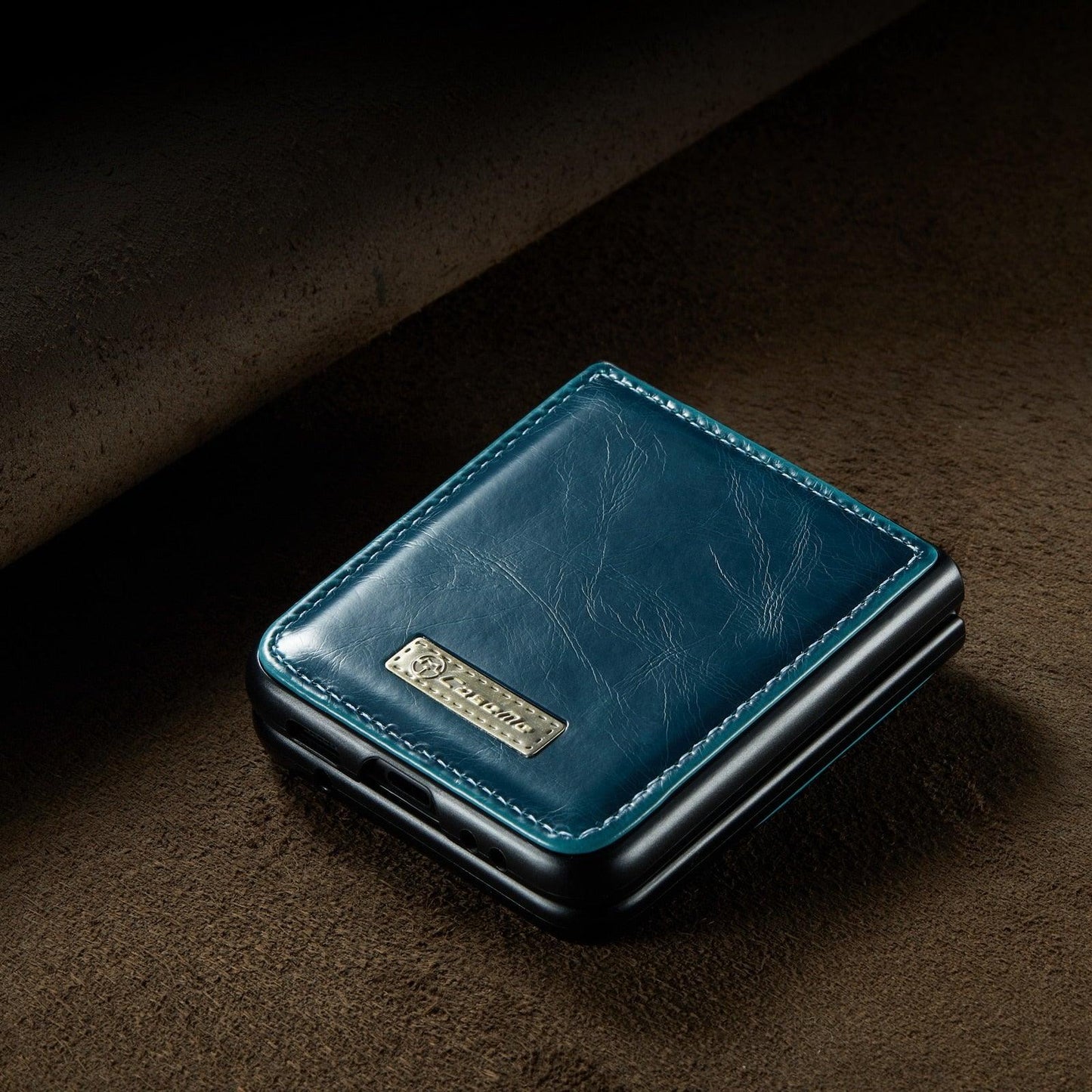 Luxury Leather Wallet Case - Samsung Galaxy Z Flip 3 5G