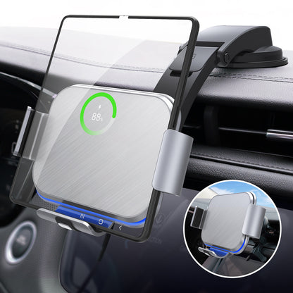 Dual Coil Car Wireless Charging Bracket with Automatic Induction for Samsung Z Fold5/4/3