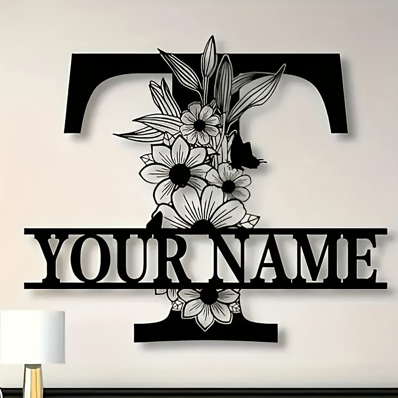 Personalized Metal Nameplates with a Rustic Style