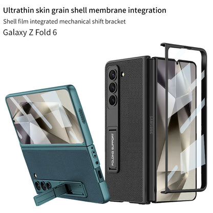 Luxury Leather Shockproof Phone Case With Screen Protector For Samsung Galaxy Z Fold6