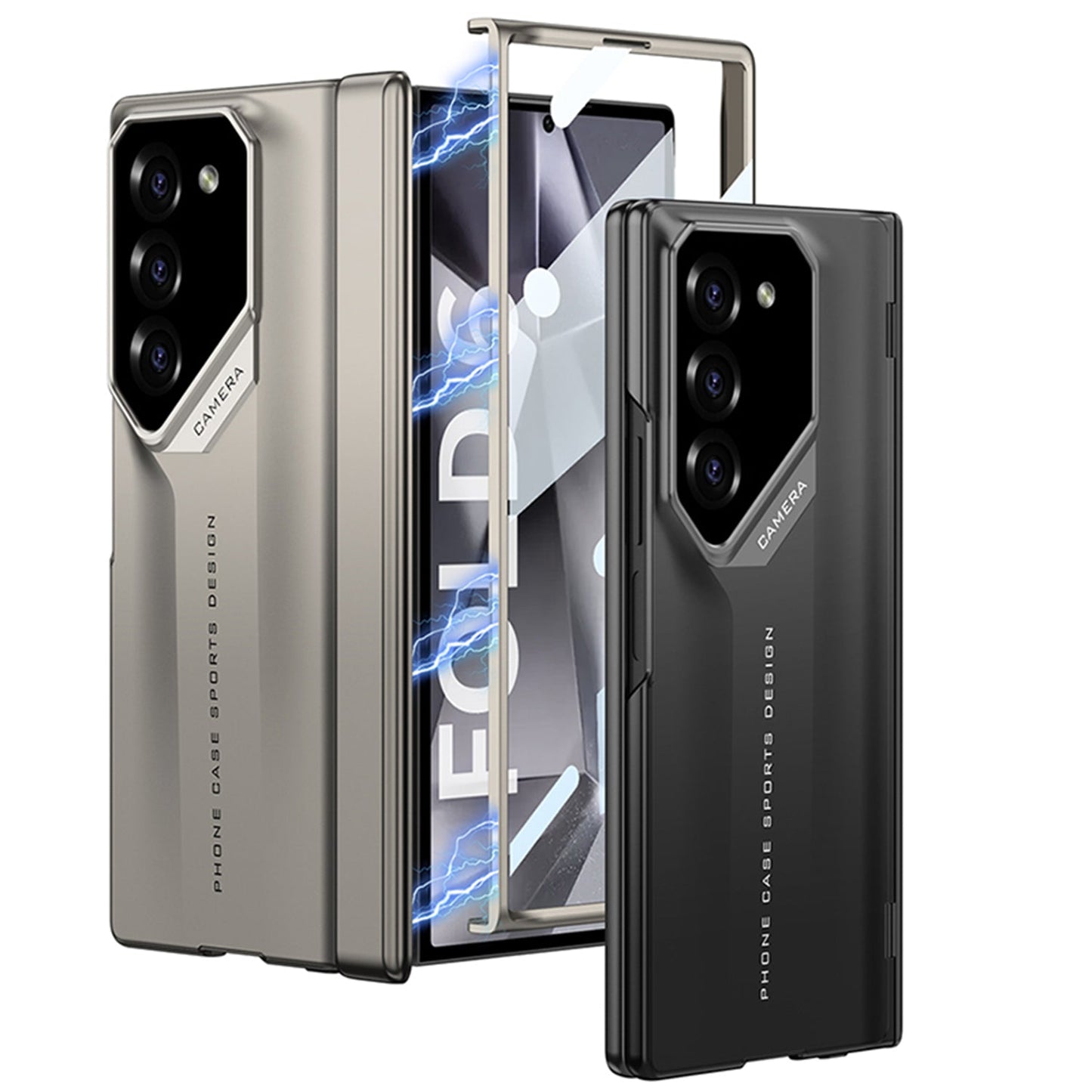 SPORTS DESIGN | Magnetic Hinge Shockproof Phone Case With Screen Protector For Samsung Galaxy Z Fold6