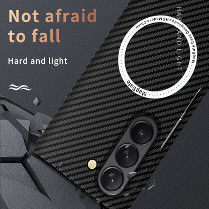 Luxurious Carbon Fiber Shockproof Galaxy Z Fold Phone Case