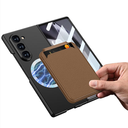 Magnetic Card Holder Shockproof Phone Case With Screen Protector For Samsung Galaxy Z Fold6