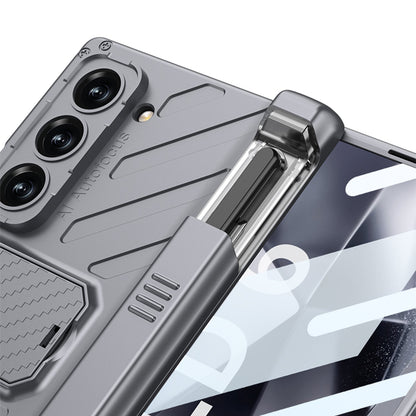 Armor Magnetic Hinge Pen Box Shockproof Phone Case With Screen Protector For Samsung Galaxy Z Fold6