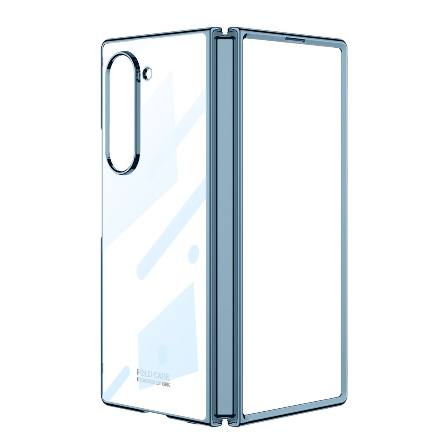 Transparent Electroplating Shockproof Phone Case For Samsung Galaxy Z Fold 6