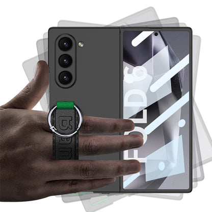 Luxury Wristband Holder Shockproof Phone Case For Galaxy Z Fold 5/6/7