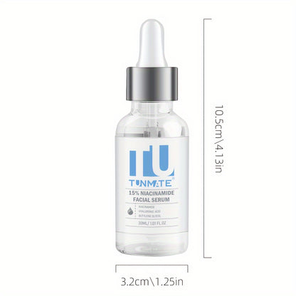 Tunmate 15% Niacinamide Face Serum | Contains A High Concentration Of Niacinamide To Even Out Skin Tone And Enhance Skin's Natural Radiance | Hydrating Face Serum, 1.01 Fl Oz/ 30 Ml