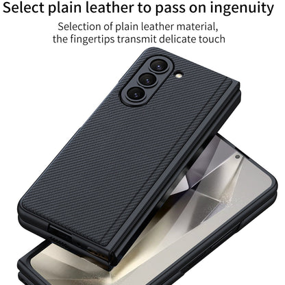 Luxury Leather Shockproof Phone Case With Back Screen Protector For Samsung Galaxy Z Fold6