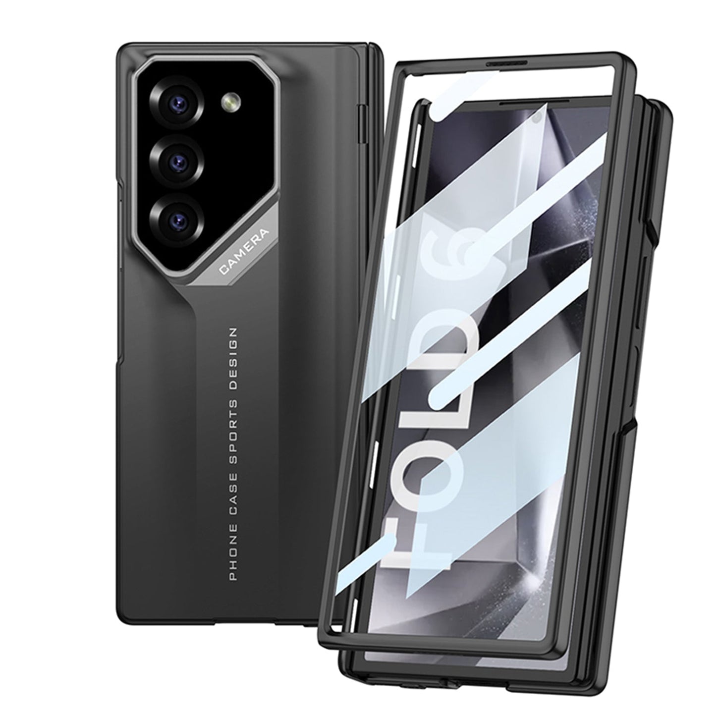 SPORTS DESIGN | Magnetic Hinge Shockproof Phone Case With Screen Protector For Samsung Galaxy Z Fold6