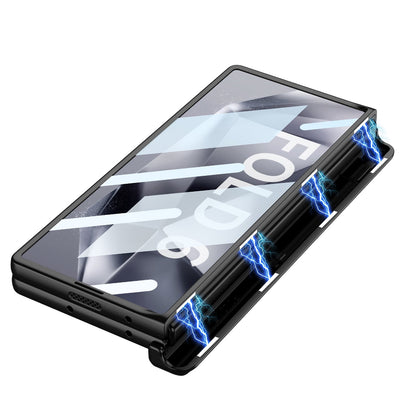 Magnetic Hinge Bracket Shockproof Phone Case With Screen Protector For Samsung Galaxy Z Fold6