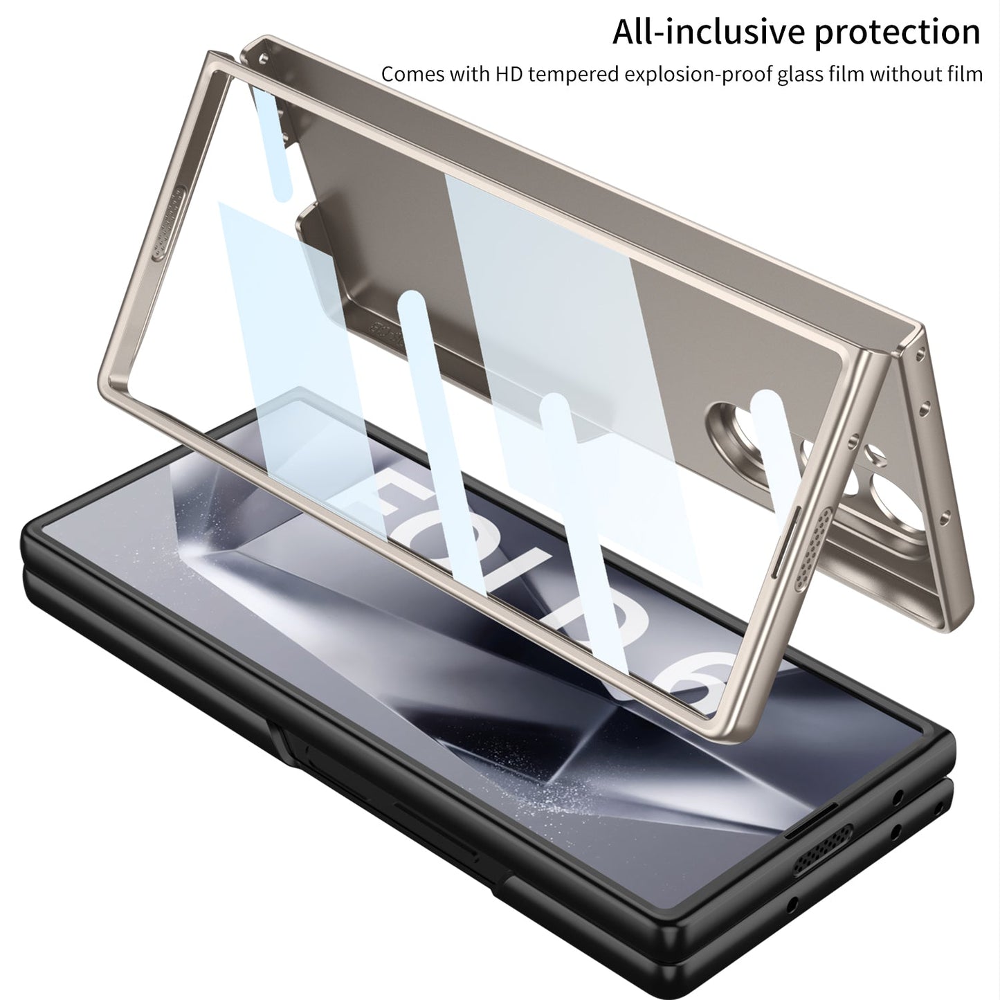 Luxury Shockproof Phone Case With Screen Protector For Samsung Galaxy Z Fold 6