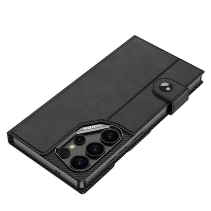 Leather Shockproof Phone Case For Galaxy S25 Ultra