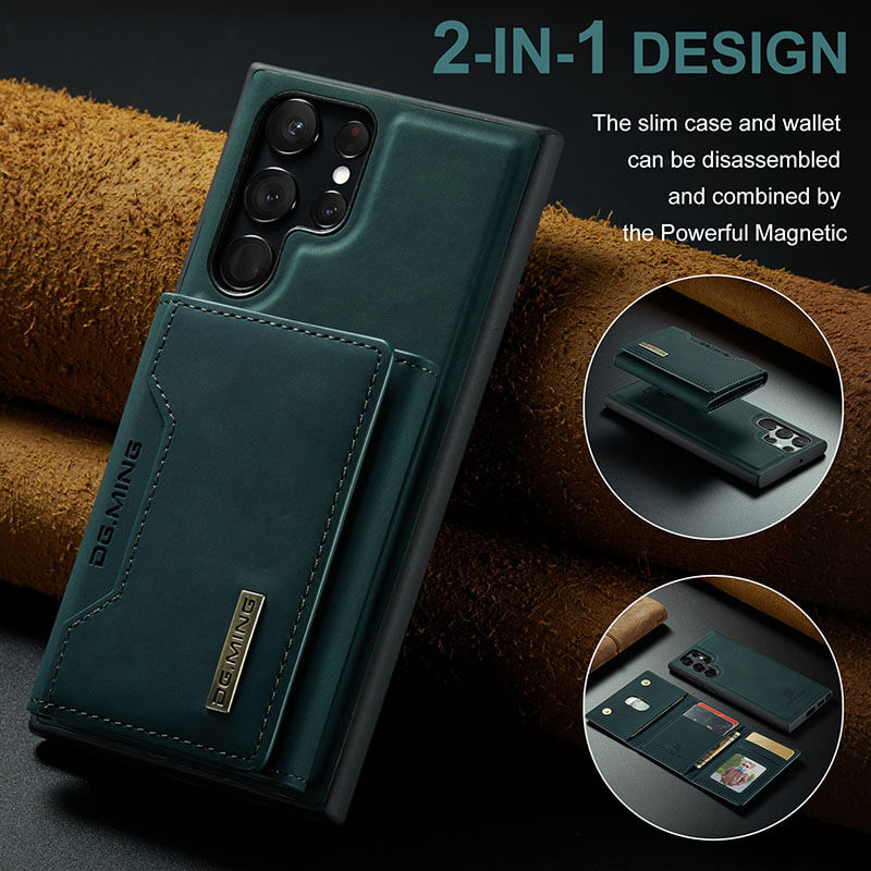 Luxury Magnetic Leather All-inclusive Protective Cover With Card Holder For Samsung Galaxy - mycasety2023 Mycasety