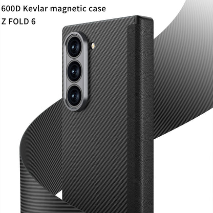 Luxury Magnetic Hinge Carbon Fiber Shockproof Phone Case For Samsung Galaxy Z Fold6