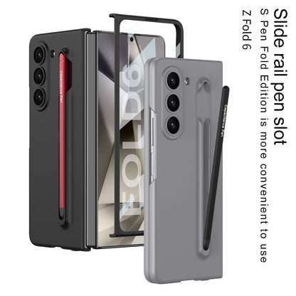 Shockproof Phone Case With Pen Tray Shell and Film For Samsung Galaxy Z Fold 6