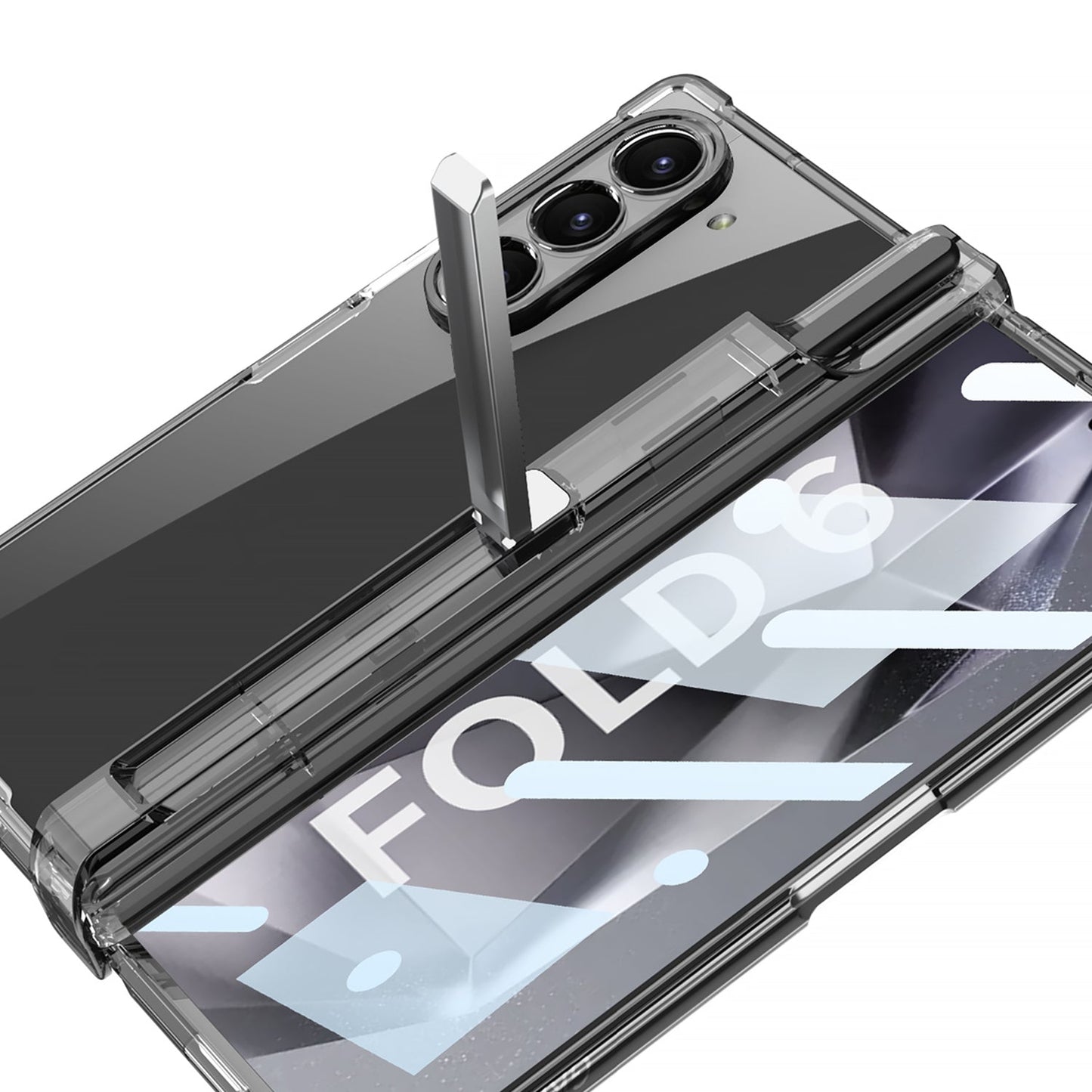 Transparent Shockproof Phone Case With Screen Protector & Pen Box For Samsung Galaxy Z Fold6