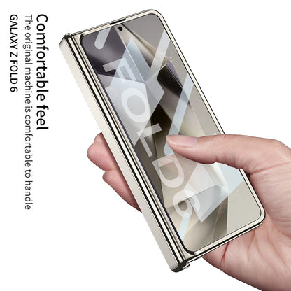 Transparent Magnetic Hinge Shockproof Phone Case With Screen Protector For Samsung Galaxy Z Fold6