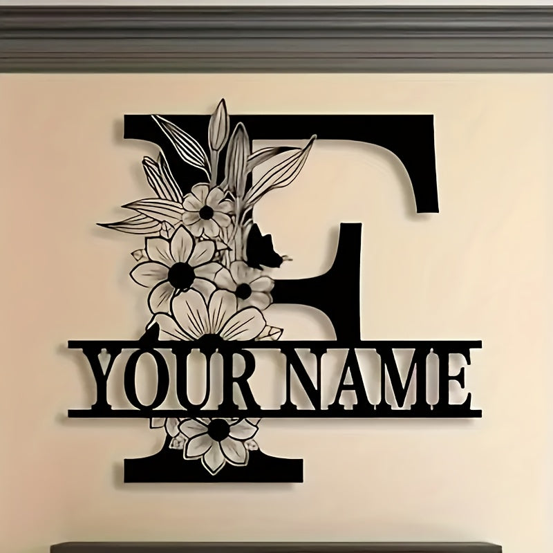 Personalized Metal Nameplates with a Rustic Style