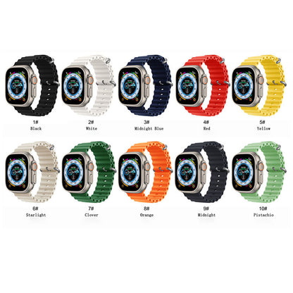 Newest Sport Ocean Bands For iWatch Apple Watch Ultra SE Series 8/7/6/5/4/3/2/1 - Mycasety Mycasety