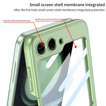 Cardholder Case For Samsung Galaxy Z Flip5 With Ring Bracket
