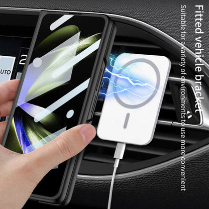 Premium All-inclusive Magnetic MagSafe Phone Case With Back Screen Protector For Samsung Galaxy Z Fold 5/4/3 5G - mycasety2023 Mycasety
