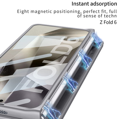 Magnetic Hinge Anti-fall Protective Phone Case With Pen Tray Shell and Film For Samsung Galaxy Z Fold6