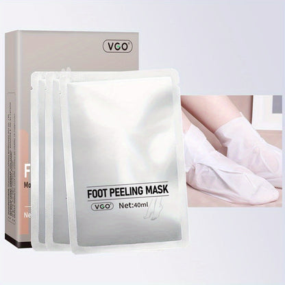 Foot Masks- Pack of 3, Hydrating Foot Mask for Dry Cracked Feet, Skin Exfoliating, Callus