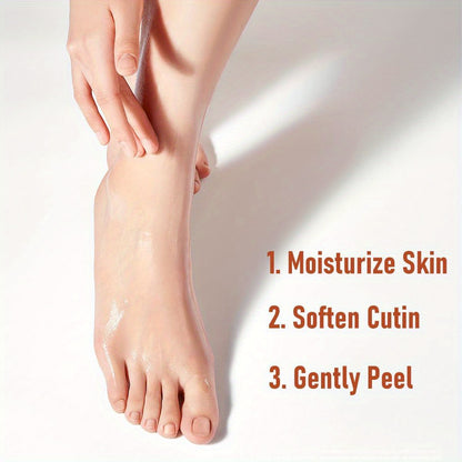 Foot Masks- Pack of 3, Hydrating Foot Mask for Dry Cracked Feet, Skin Exfoliating, Callus