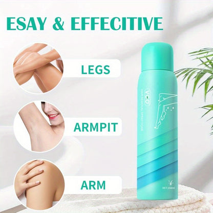 VGO Hair Removal Spray Foam, Effective & Painless - Contains Aloe Vera Extract Natural Ingredients, Hair Removal Cream For Women & Men Bikini Hair Removal Cream, Depilatory Cream