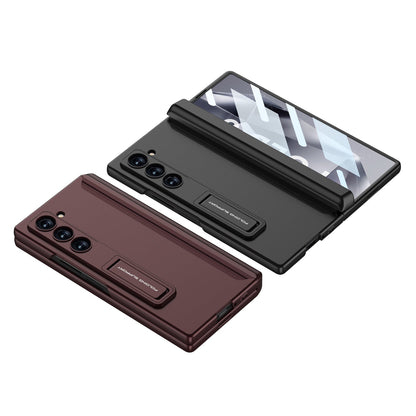 Magnetic Hinge Pen Box Shockproof Phone Case With Screen Protector For Samsung Galaxy Z Fold 6