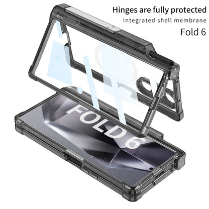 Transparent Magnetic Shockproof Phone Case With Screen Protector & Pen Box For Samsung Galaxy Z Fold6